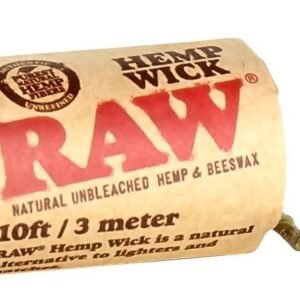 RAW Hemp Wick – 10 ft Natural Hemp & Beeswax Wick