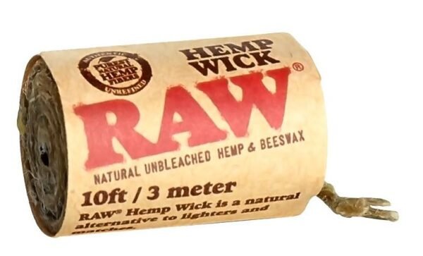 RAW Hemp Wick – 10 ft Natural Hemp & Beeswax Wick