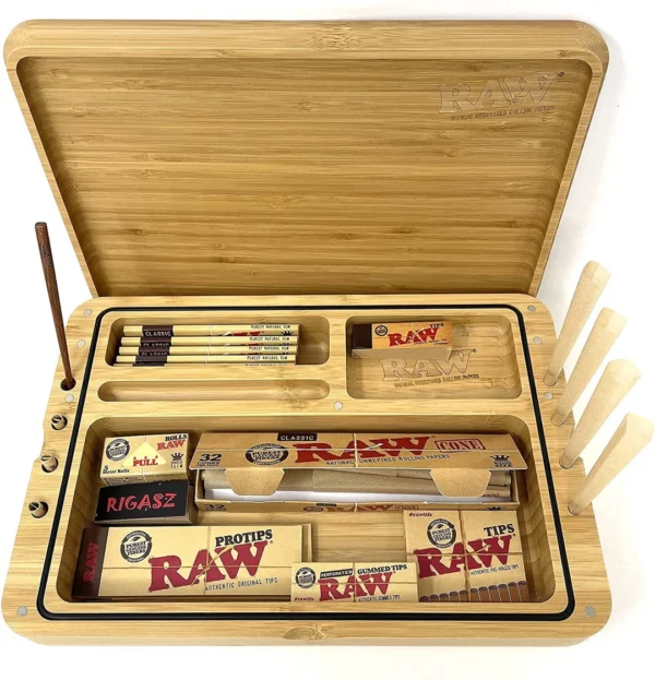 RAW Classic Metal Rolling Tray – Standard Size