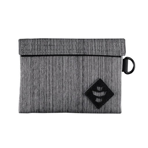 REVELRY The Mini Confidant Striped Dark Grey – Smell-Proof Pocket Pouch
