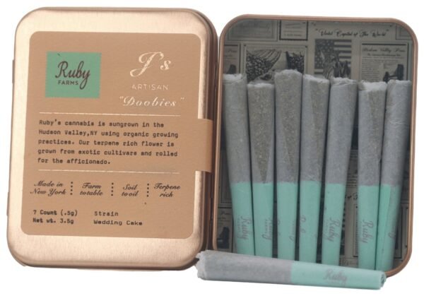 RUBY FARMS Wedding Cake 7pk 0.5g Pre-Rolls – Hybrid