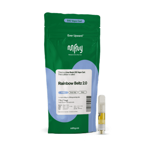 Rainbow Beltz 2.0 Live Resin Cartridge – 0.5g Hybrid Vape