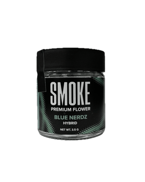 SMOKE Blue Nerdz 3.5g Flower – Sweet Blueberry Candy Hybrid