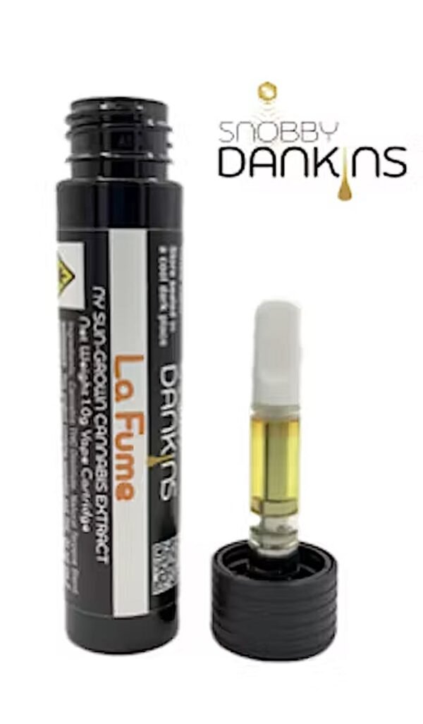 Snobby Dankins La Fume 1g Vape Cartridge – Potent Gas Strain