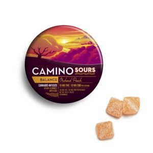 SOURS Orchard Peach 10pk 10mg Gummies – Peach THC Edibles
