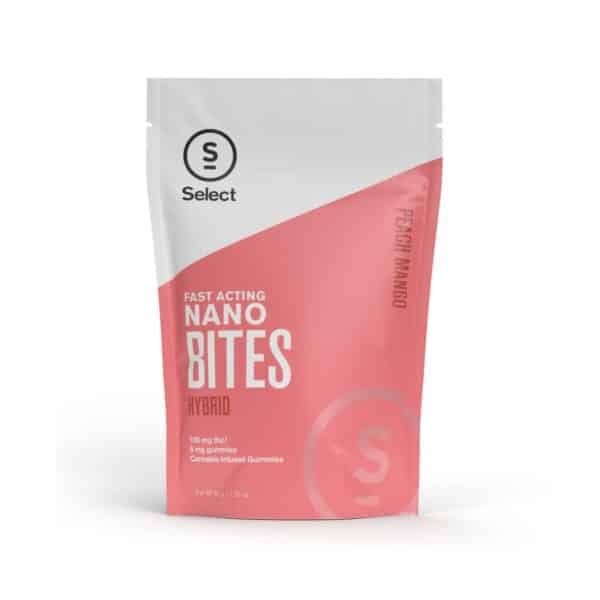Peach Mango Nano Bites THC Gummies