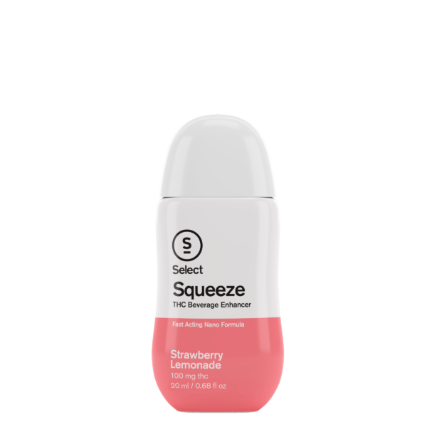 Select Squeeze Strawberry & Lemon 100mg THC Beverage Enhancer | 20mL
