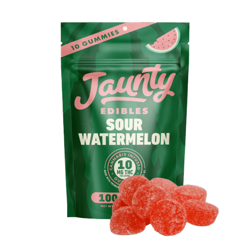 Sour Watermelon Gummies 10pk | 10mg THC Edibles