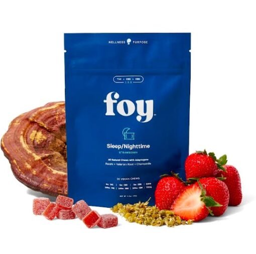 Strawberry 20pk 5mg Vegan THC Chews