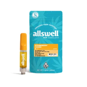 Strawberry Cough Cartridge 1g | Sativa Vape for Energy & Focus