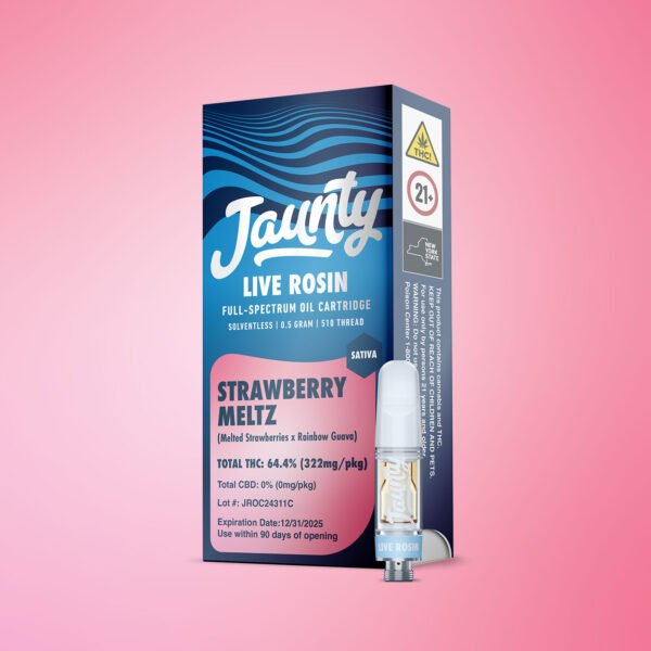 Strawberry Meltz Live Rosin 0.5g Cartridge – Hybrid Vape