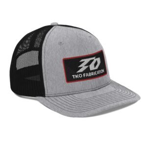“TKO” Snapback – Black Embroidered Flat Brim Cap