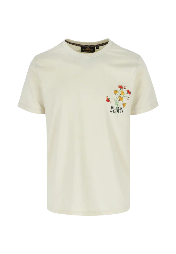The Flowery Cream GMS Tee XL – Comfortable Branded Logo Shirt