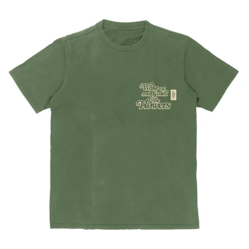 The Flowery Hash Flag Tee 2XL – Black Graphic T-Shirt