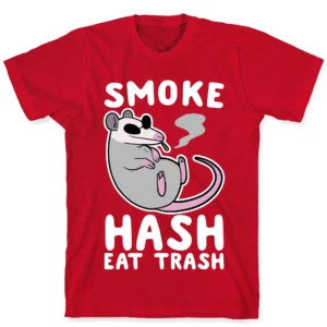 The Flowery Hash Flag Tee 4XL – Black Graphic T-Shirt