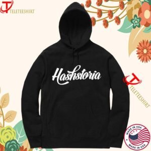 The Flowery Hash Flag Tee M – Black Graphic T-Shirt