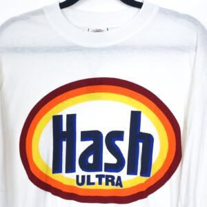 The Flowery Hash Flag Tee XL – Black Graphic T-Shirt