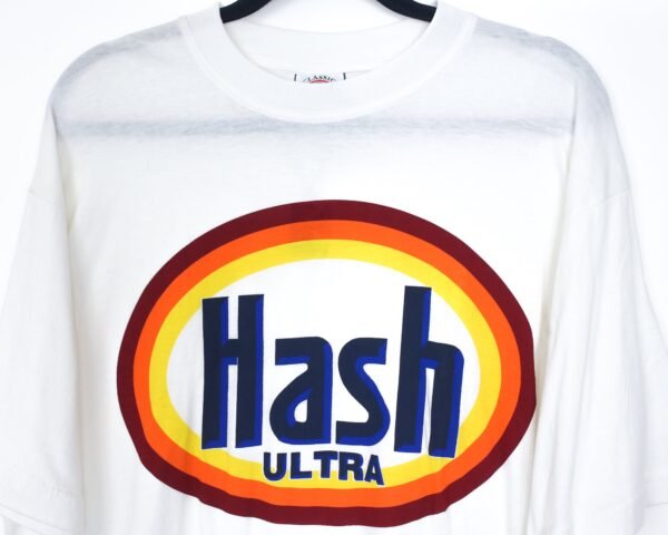 The Flowery Hash Flag Tee XL – Black Graphic T-Shirt