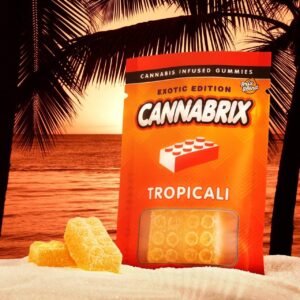 Tropicali Mango Peach Gummies – 400mg Cannabrix Edibles
