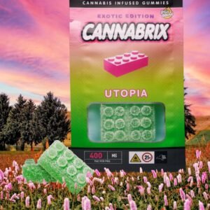 Utopia Strawkiwi Gummies – 400mg Cannabrix Edibles