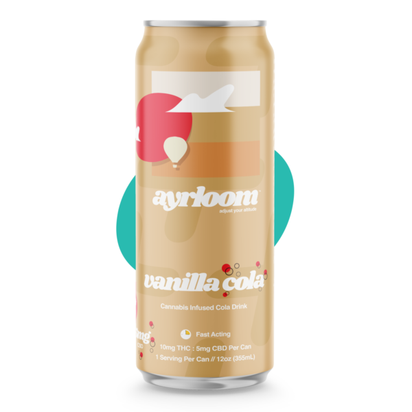 Vanilla Cola THC Beverage – 10mg | Classic Soda Infused