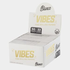 Vibes Blanco Fatty Rolling Papers | Wide Ultra-Thin Bleached Papers