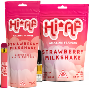 Vireo Hi*AF Strawberry Milkshake | 2g Disposable Vape | High-THC Flavor
