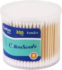 White Cotton Swabs 300 Count