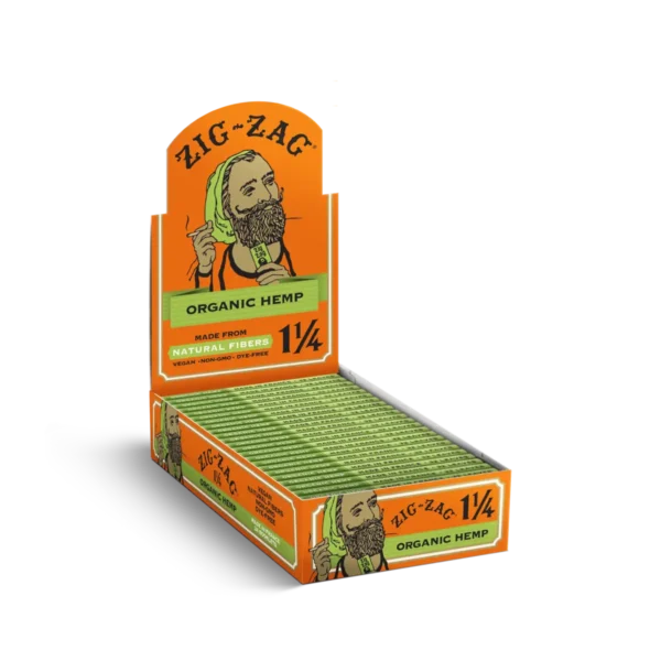 Zig‑Zag Organic Hemp Combo Pack – 1 ¼ Papers + Tips