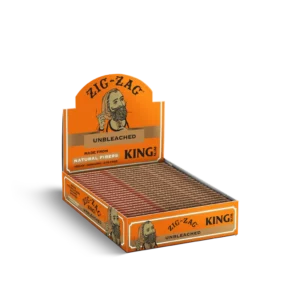 Zig‑Zag Unbleached King Size Rolling Papers | Vegan & Slow Burn