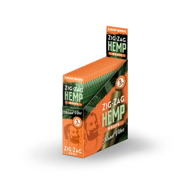 Zig-Zag Hemp Wraps – Natural | Tobacco-Free Slow Burn | 2ct