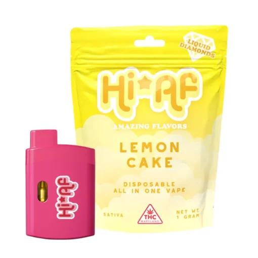 Vireo Hi*AF Lemon Cake Disposable Vape | 1g THC Hybrid