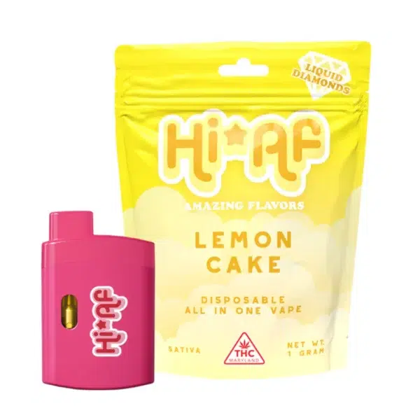 Vireo Hi*AF Lemon Cake Disposable Vape | 1g THC Hybrid