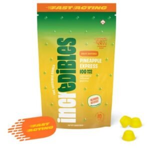 Incredibles Pineapple Express Fast-Acting Gummies | 100mg THC Edibles